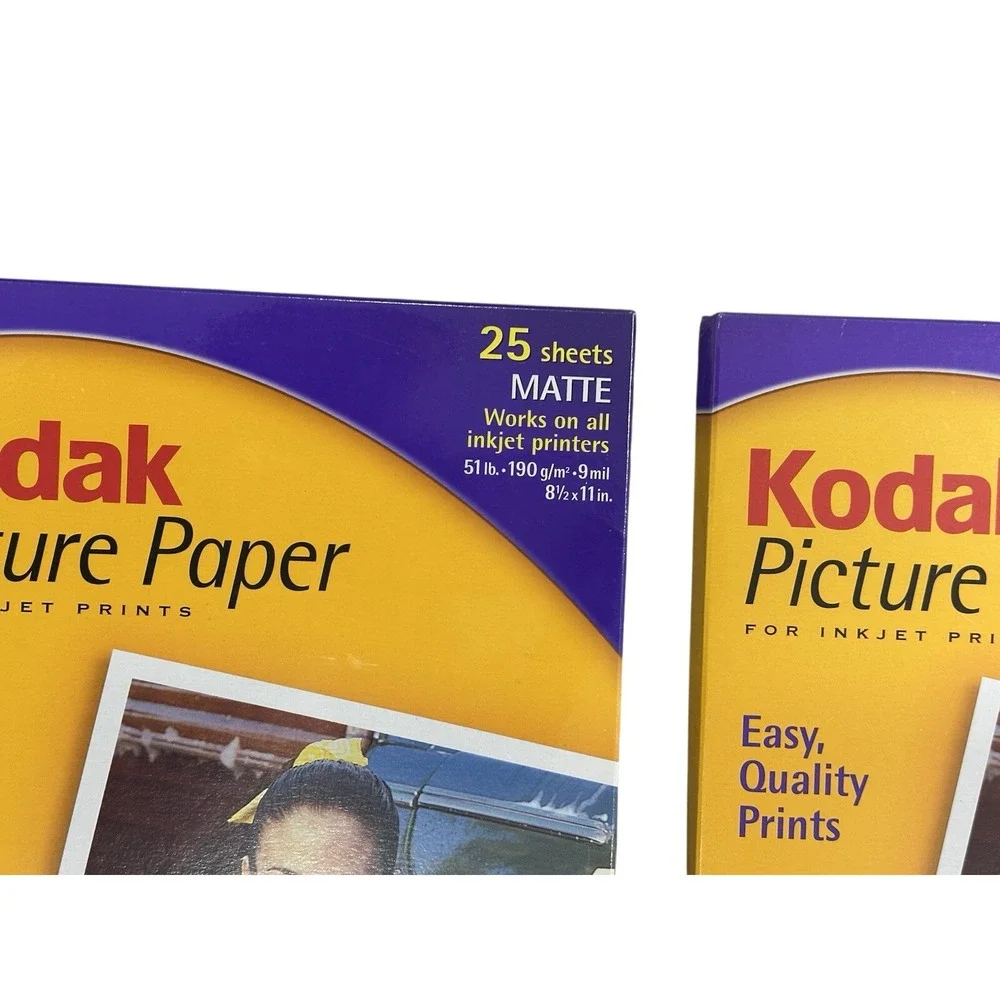 Kodak 25 Sheets Matte Picture-Photo Paper 8.5